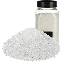 Rayher Hobby Materialen Rayher decoratie steentjes / granulaat - 2x - 650 ml - 2-4 mm - transparant - siergrind