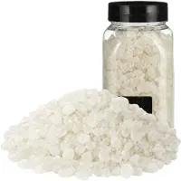 Rayher Hobby Materialen Rayher decoratie steentjes / granulaat - 4x - 650 ml - 4-10 mm - mat wit - siergrind