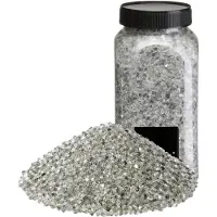 Rayher Hobby Materialen Rayher decoratie stenen / granulaat - 4x - 650 ml - 1-2 mm - spiegel glas - siergrind