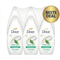 Dove Fresh Care Douchegel - 6-Pak Voordeelverpakking - 0% Sulfaat (SLES) - Verfrissende Reiniging & Hydratatie - 6 x 250ml