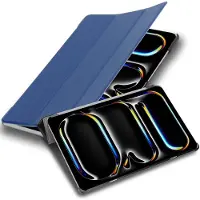 Cadorabo Tablet Hoesje geschikt voor iPad 11 Pro 2024 in Jersey donkerblauw