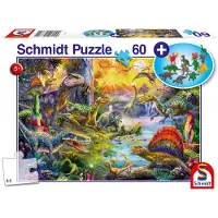 Schmidt Spiele Dinosaurusspel, 60 stuks, Dieren, vanaf 5 jaar