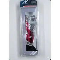 Rucanor Dribble Scheenbeschermers met Enkelbescherming - Voetbal - Volwassenen - Maat L - Zilver/Rood