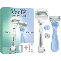Gillette venus Duo - Intimate voor intieme zone scheersysteem + Pro Comfortglide Sensitive scheersysteem