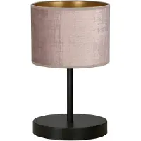 Emibig LAMPKA NOCNA 1xE27 60W HILDE LN1 BL ROZE 1053/LN1