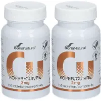 Sidroga Gesellschaft für Gesundheitsprodukte mbH Soria Natural Koper 2 mg 2x150 St Tabletten