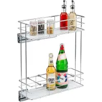 Unyqoos Verstelbare keukenorganizer met telescopische lade en soft-close systeem