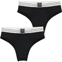 Björn Borg Original Highwaist Briefs 2-pack Zwart | Maat: S