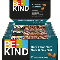 Be-Kind Dark Chocolate Nuts & Seasalt 40 gram (12 stuks)