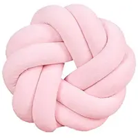 Unyqoos Knoopvormig sierkussen voor baby en kinderkamer, veelzijdig pluche werpkussen, decoratief en sensorisch speelgoed