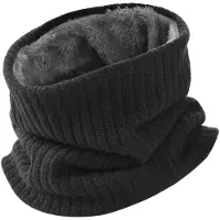 Unyqoos Warme unisex wintercolsjaal met fleecevoering voor outdoor activiteiten