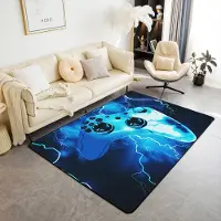 Unyqoos Stijlvolle en Comfortabele Vloerkleed met Gamepad Ontwerp voor Woonkamer en Slaapkamer
