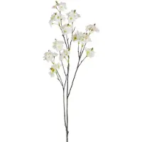 Mica Decorations Kunstbloem Bloesem Floral - H106 cm - wit - kunststof - stelen kunstbloemen - boeket - bloemetjes