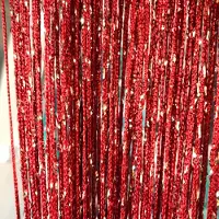 Unyqoos Twee Stuks Decoratieve Fadengordijnen Met Kralen Voor Feestelijke Bruiloft En Interieurdecoratie