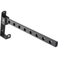 Unyqoos Kledingstang voor Wandmontage met 8 Haken en Opvouwbaar Design voor Balkon en Badkamer