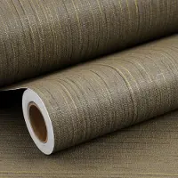 Unyqoos Zelfklevende vinyl wandbekleding met linnen look voor interieurdecoratie