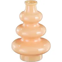 Mica Decorations Bloemenvaas Sira - transparant glas - D14,5 x H22 cm - vaas - sierlijk model