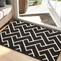 Unyqoos en wasbare deurmat voor binnen en buiten met antislip