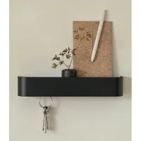 Unyqoos Minimalistisch sleutelrek met plank en onopvallend design voor de hal