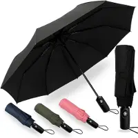 Unyqoos Compacte en Stormbestendige Paraplu voor Reizen en Dagelijks Gebruik