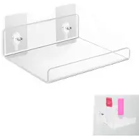 Unyqoos Transparant acryl zwevend rek voor multifunctioneel gebruik in huis