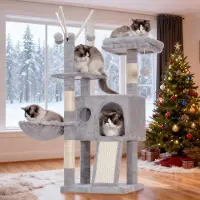 Unyqoos Compacte kattenklimtoren met speeltoestellen en rustplekken voor kittens