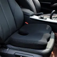 Unyqoos Ergonomisch Memory Foam Zitkussen voor Auto en Stoelverhoging