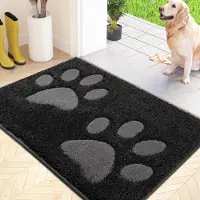 Unyqoos Absorberende Wasbare Antislip Deurmat voor Binnen en Buiten, 50 x 80 cm, Geschikt voor Huisdieren
