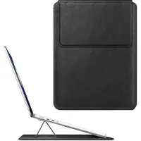 Unyqoos Draagbare en beschermende laptoptas met standaard voor 13,6 inch laptops