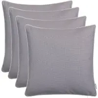 Unyqoos Decoratief Tuinkussen voor Binnen en Buiten, Vuil- en Waterafstotend, Met Ritssluiting, 45 x 45 cm, Verschillende Kleuren