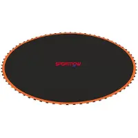 4Goodz Trampolinemat rond voor 366 cm trampolines zwart/