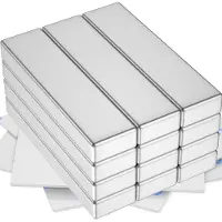 Unyqoos Zelfklevende rechthoekige neodymium magneten voor veelzijdig gebruik in huis en kantoor