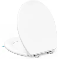 Unyqoos Witte wc-bril met softclose en quick-release voor eenvoudig onderhoud