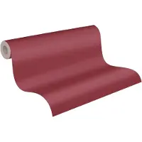 Unyqoos Hoogwaardig rood vliesbehang met subtiele structuur voor een elegante uitstraling
