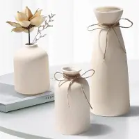 Unyqoos Set van drie elegante keramische vazen voor moderne interieurdecoratie