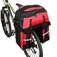 Unyqoos Ruime en 3-in-1 Fietstas Set van 70 Liter met Regenbescherming