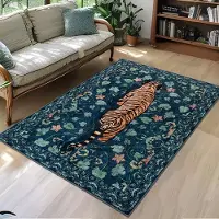 Unyqoos Zacht en Wasbaar Tapijt met Antislip voor Woonkamer en Slaapkamer