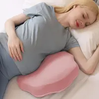 Unyqoos Ergonomisch en verstelbaar zwangerschapskussen met memory foam voor zijslapers