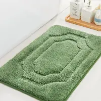 Unyqoos Comfortabele Antislip Badmat voor Douche en Badkamer met Superieure Waterabsorptie, Groen, 40 x 60 cm