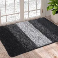 Unyqoos Absorberende Antislip Deurmat voor Binnengebruik - Zwart 43 x 76 cm