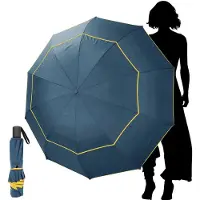 Unyqoos Opvouwbare grote golfparaplu met winddichte en waterdichte eigenschappen, volwassenen