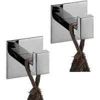 Unyqoos Zelfklevende roestvrijstalen wandhaken voor badkamer en keuken zonder boren