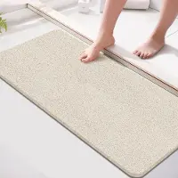 Unyqoos Extra lange antislip badmat voor douche en badkamer, snel drogend en huidvriendelijk