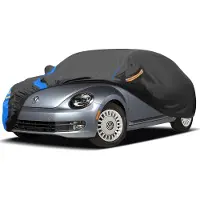 Unyqoos Weerbestendige autohoes met opbergtas voor hatchbacks 390-415 cm