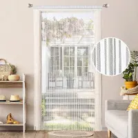 Unyqoos Stijlvol Draadgordijn voor Insectenbescherming en Ruimteverdeling in Huis en Tuin 90 x 200 cm
