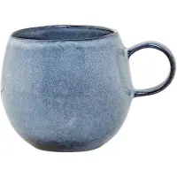 Unyqoos Keramische blauwe mok voor koffie en thee met elegant design