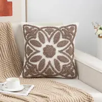 Unyqoos Stijlvolle kussenhoes met bloemenpatroon voor moderne woondecoratie