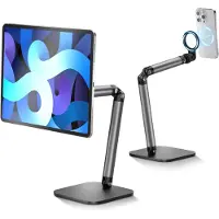 Unyqoos Verstelbare magnetische telefoon- en tablethouder voor stabiele opnames en ergonomisch gebruik