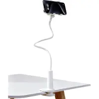 Unyqoos Flexibele Smartphonehouder voor Bed met Verstelbare Lange Arm en 360 Graden Rotatie
