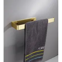 Unyqoos Gouden zelfklevende handdoekhouder voor badkamer en keuken